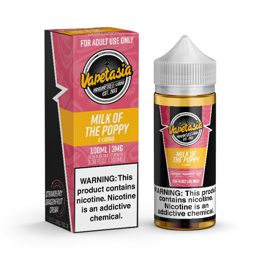 100ml Vapetasia Milk of The Poppy E-liquid