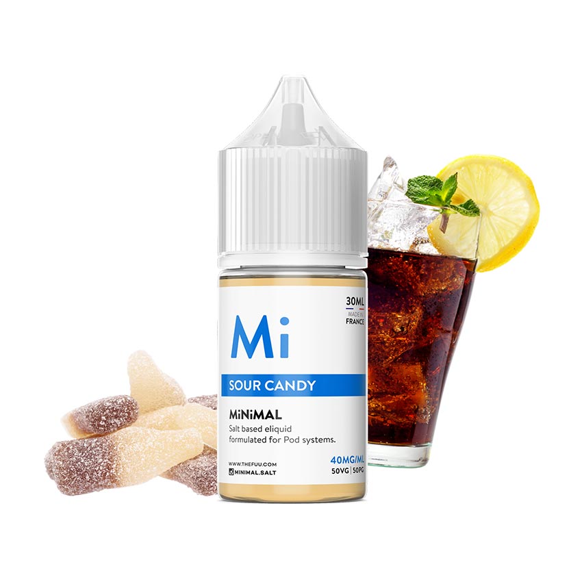 30ml Minimal Sour Candy Salt E-liquid
