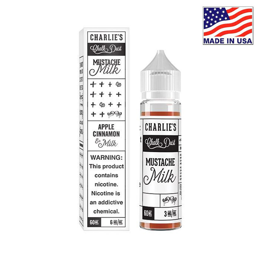 60ml Charlie's Chalk Dust Mustache Milk E-liquid