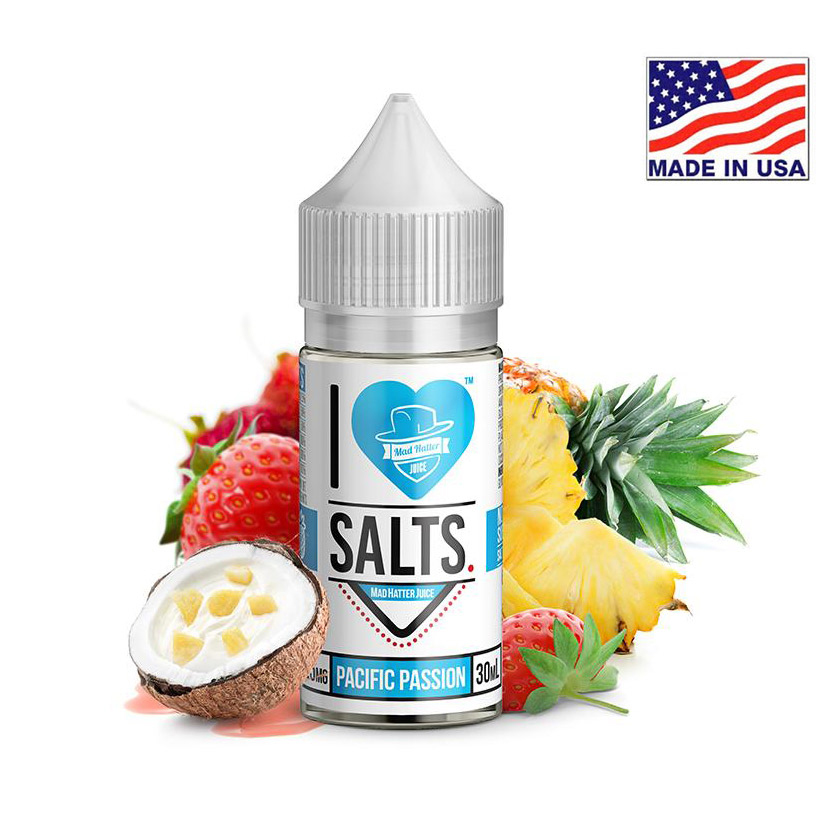 30ml Mad Hatter I Love Salts Pacific Passion E-liquid