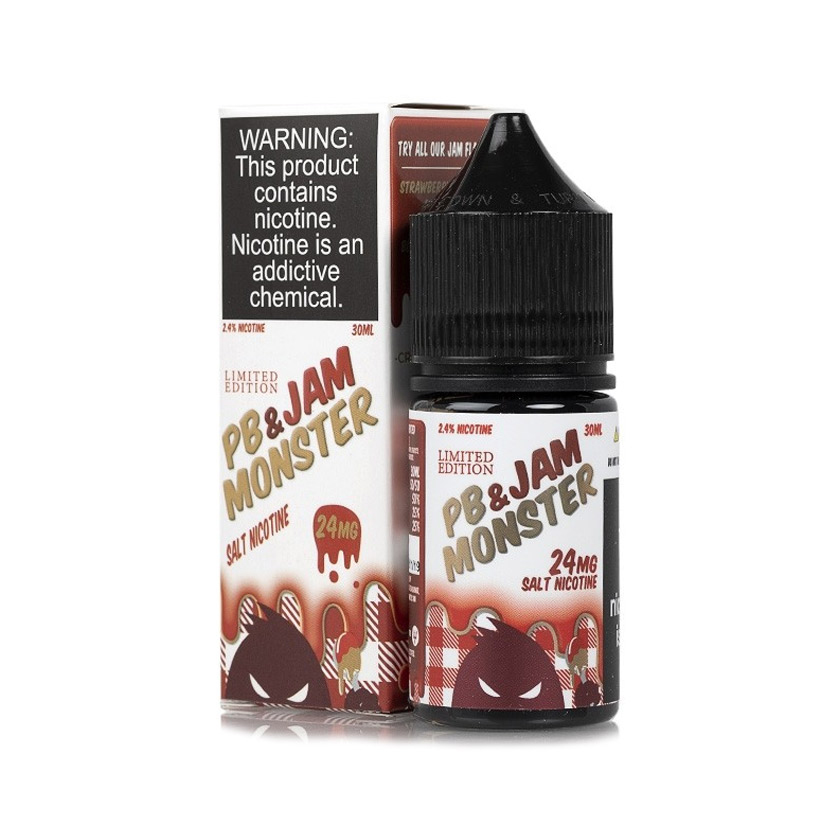 30ml PB&Jam Monster Strawberry Nic Salt E-liquid