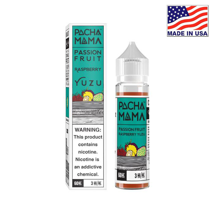 60ml Charlie's Chalk Dust Pacha Mama Passion Fruit Raspberry Yuzu E-liquid