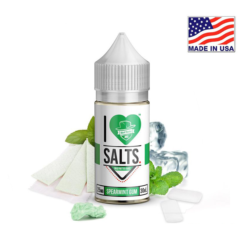 30ml Mad Hatter I Love Salts Spearmint Gum E-liquid