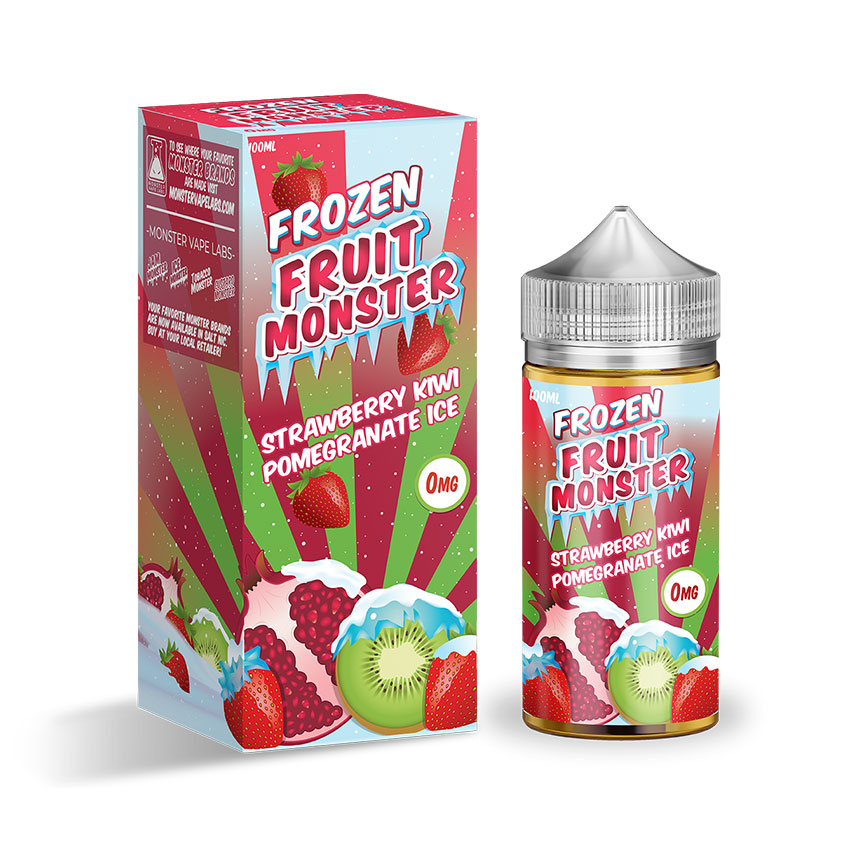 100ml Jam Monster Frozen Fruit Monster Strawberry Kiwi Pomegranate ICE E-liquid