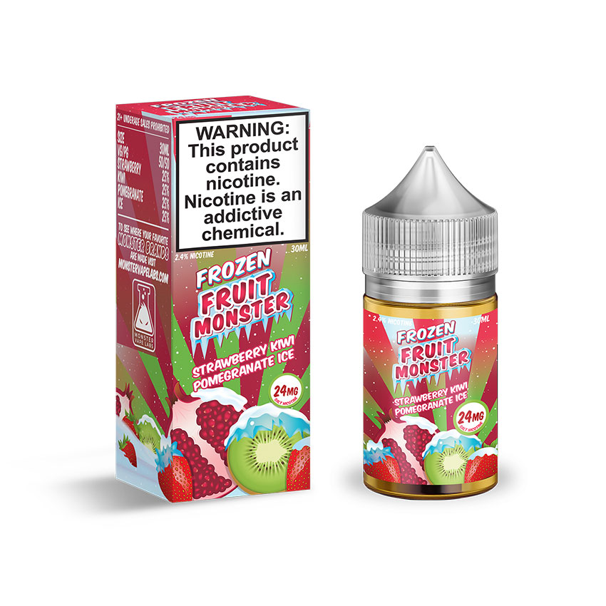 30ml Jam Monster Frozen Fruit Monster Strawberry Kiwi Pomegranate ICE Salt E-liquid