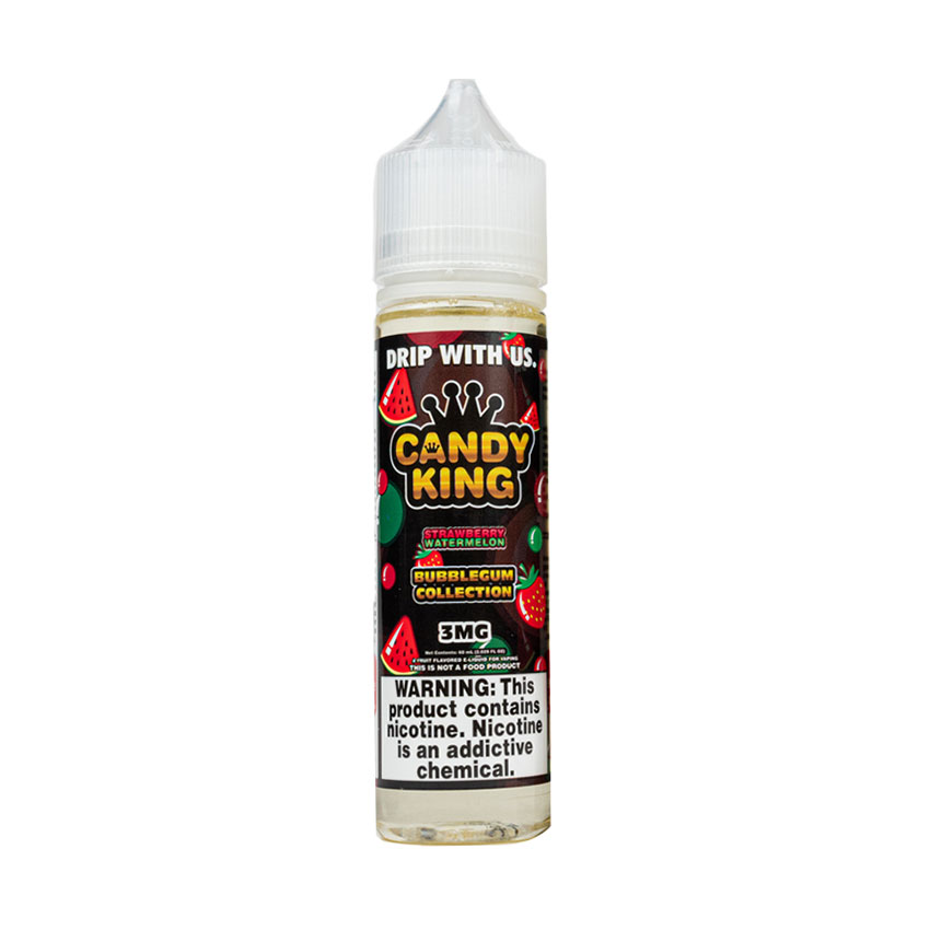 60ml Candy King Strawberry Watermelon Bubblegum E-Liquid