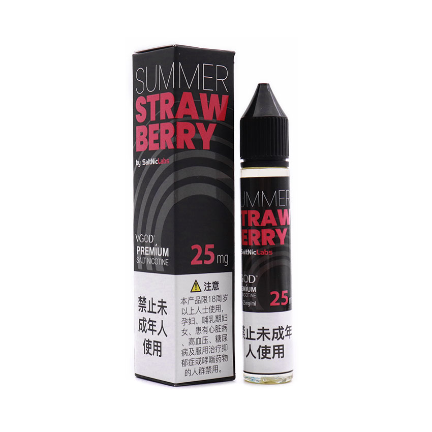 30ml VGOD Summer Strawberry Nic Salt E-liquid (Chinese Edition)