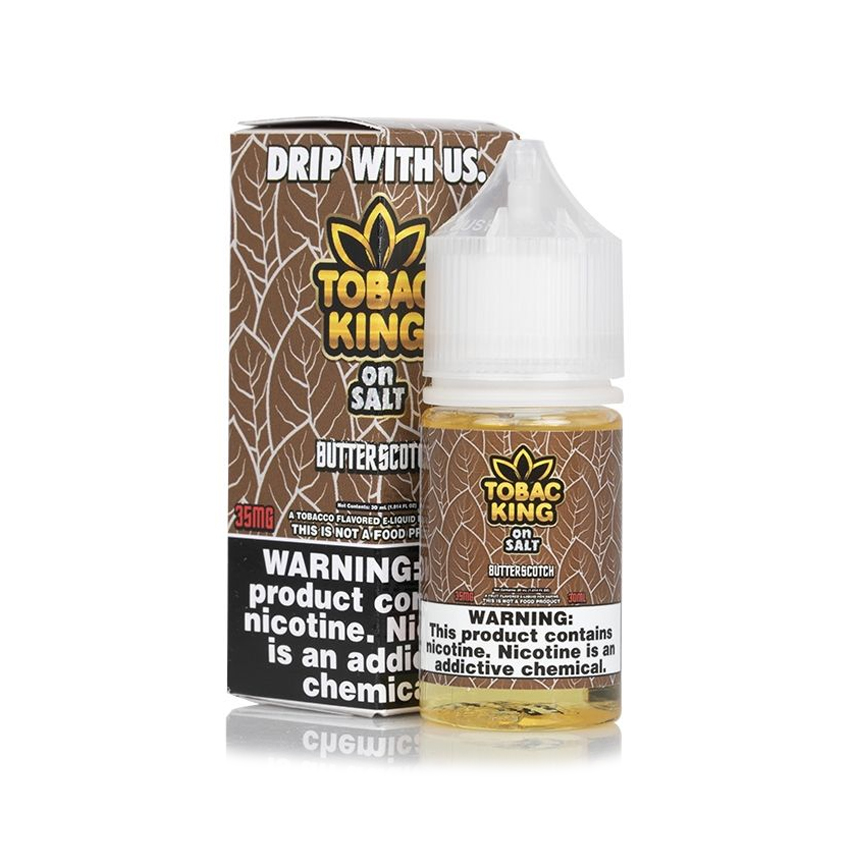 30ml Tobacco King Butterscotch Tobacco Salt E-Liquid