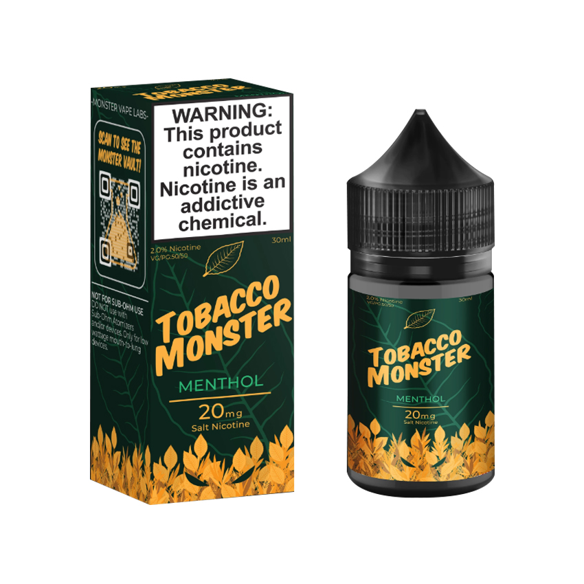 30ml Jam Monster Tobacco Monster Menthol Salt E-liquid