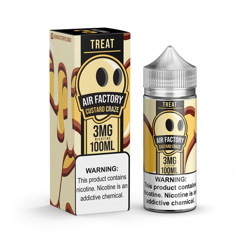 100ml Air Factory Treats Custard Craze E-Liquid