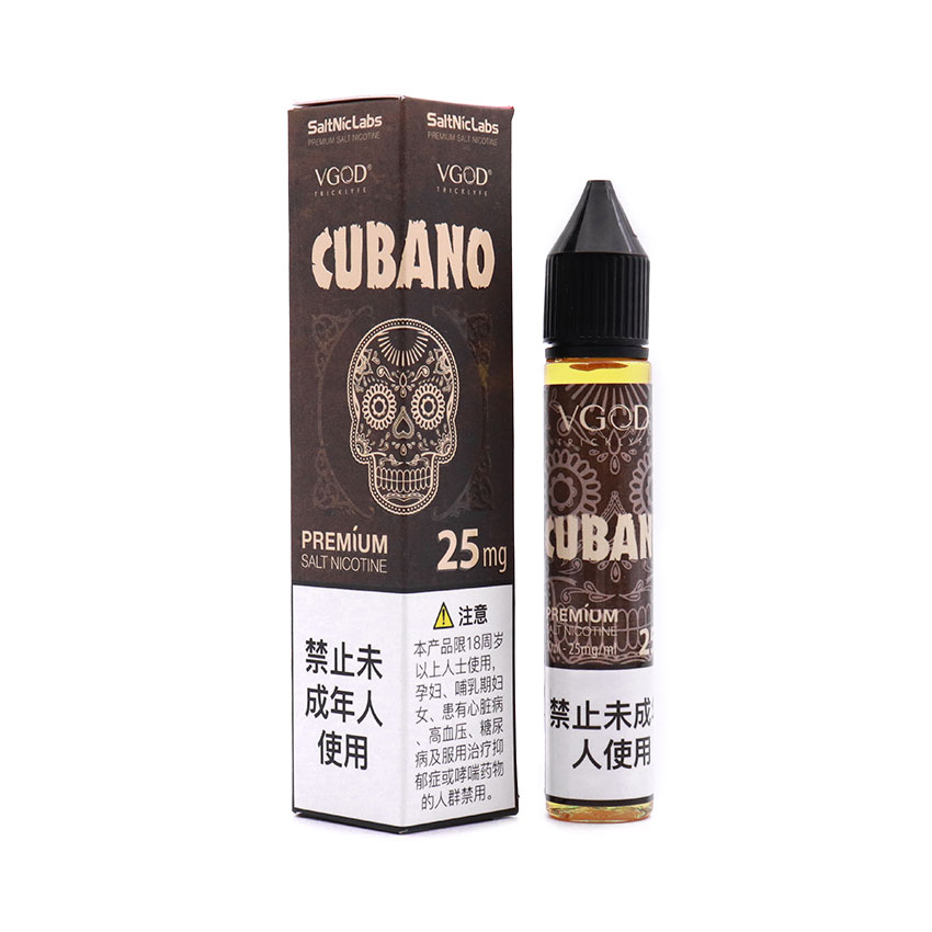 30ml VGOD Cubano Nic Salt E-liquid (Chinese Edition)