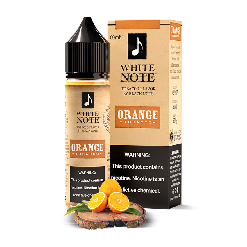 60ml White Note Orange Tobacco E-liquid