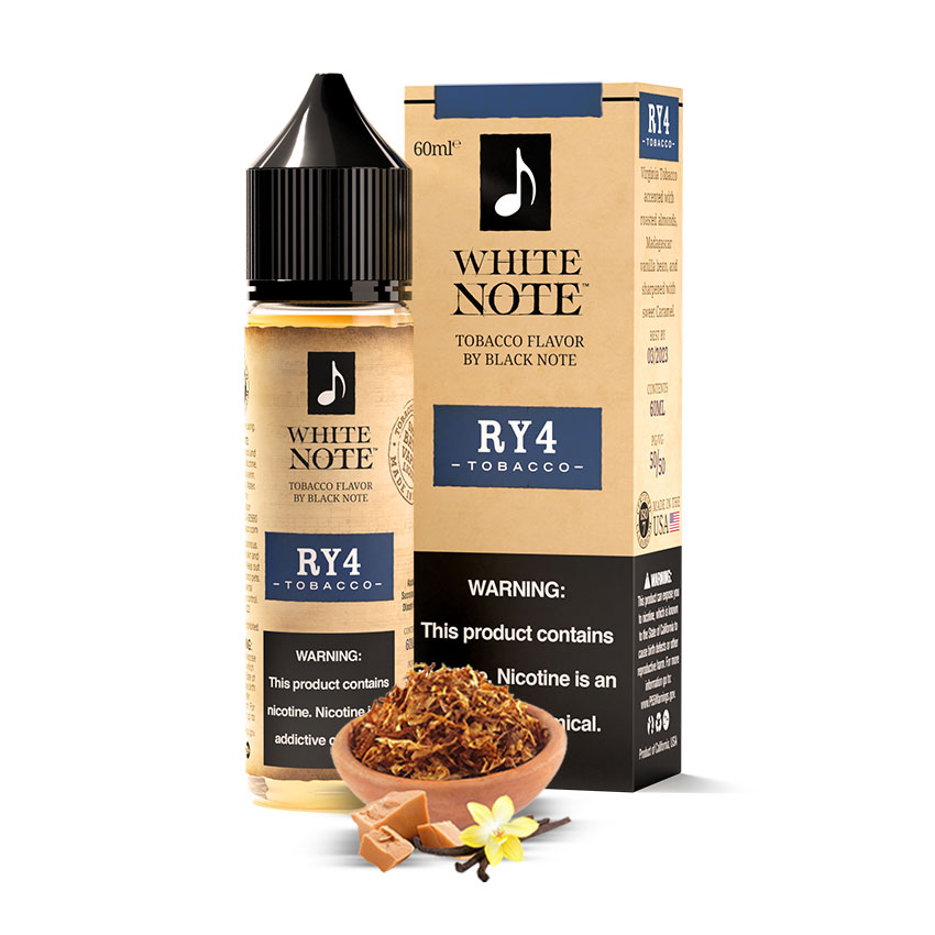 60ml White Note RY4 Tobacco E-liquid