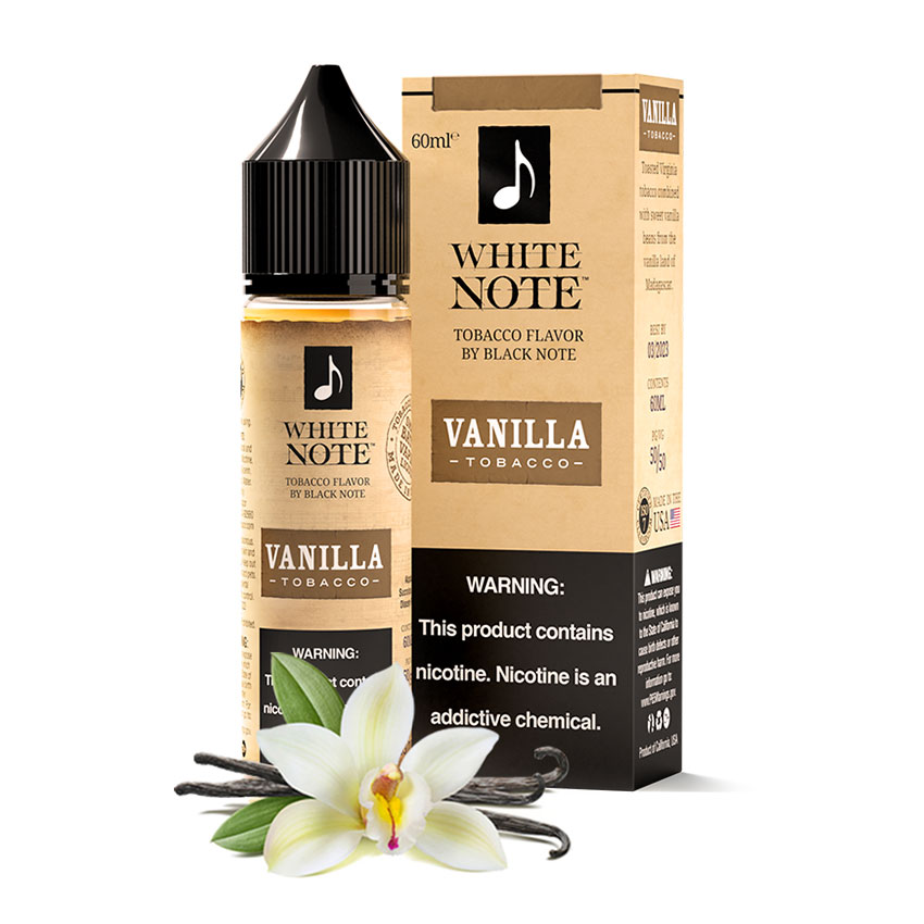 60ml White Note Vanilla Tobacco E-liquid