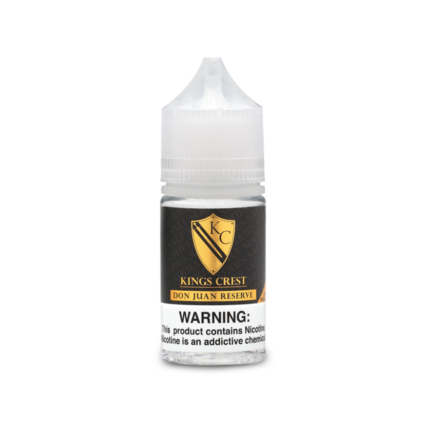 30ml Kings Crest Don Juan Reserve Butter Chocolate Pecan Pie Salt E-Liquid