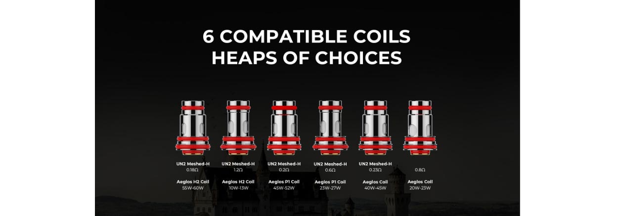 Uwell Aeglos Tank with 6 Coils