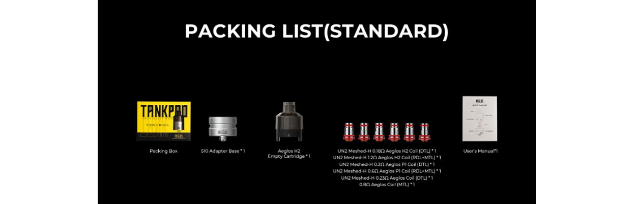 Uwell Aeglos Tank with 6 Coils