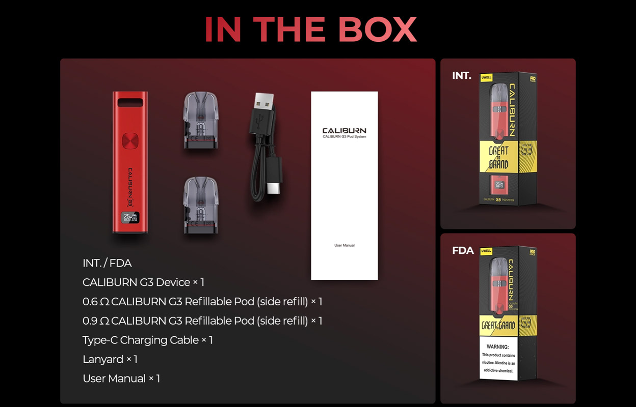 Uwell Caliburn G3 Kit