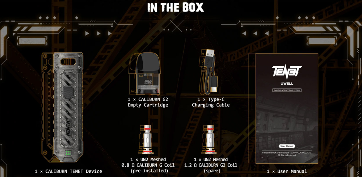 Uwell Caliburn Tenet Pod Kit