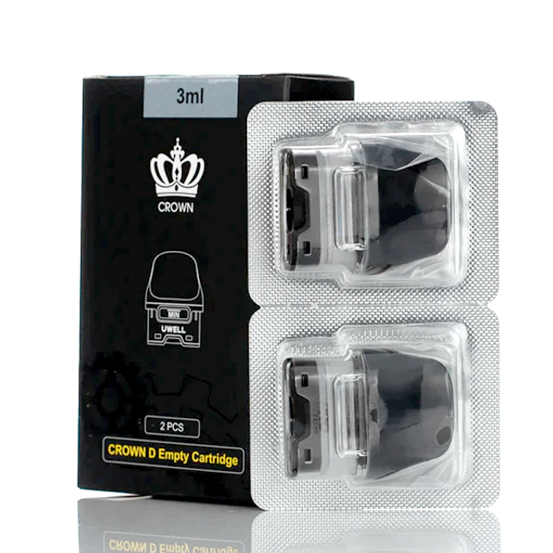 Uwell Crown D Empty Pod Cartridge 3ml (2pcs/pack)