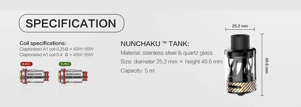 Uwell Nunchaku 80W Mod Kit