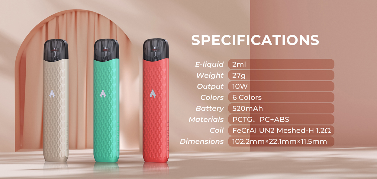 Uwell Popreel N1 Pod System Kit 520mAh 2ml