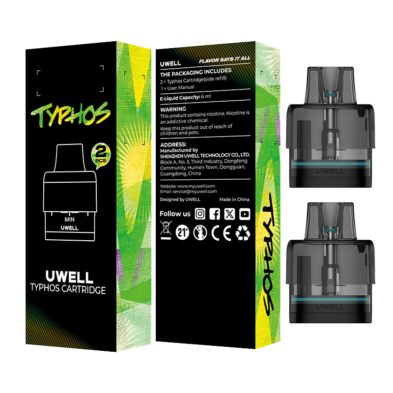 Uwell Typhos Pod Cartridge 6ml (2pcs/pack)