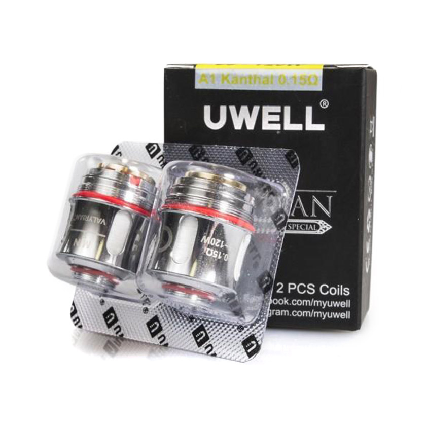 Uwell Replacement Coils (0.15ohm & 0.18ohm) for Valyrian Tank Atomizer (2pcs/Pack)