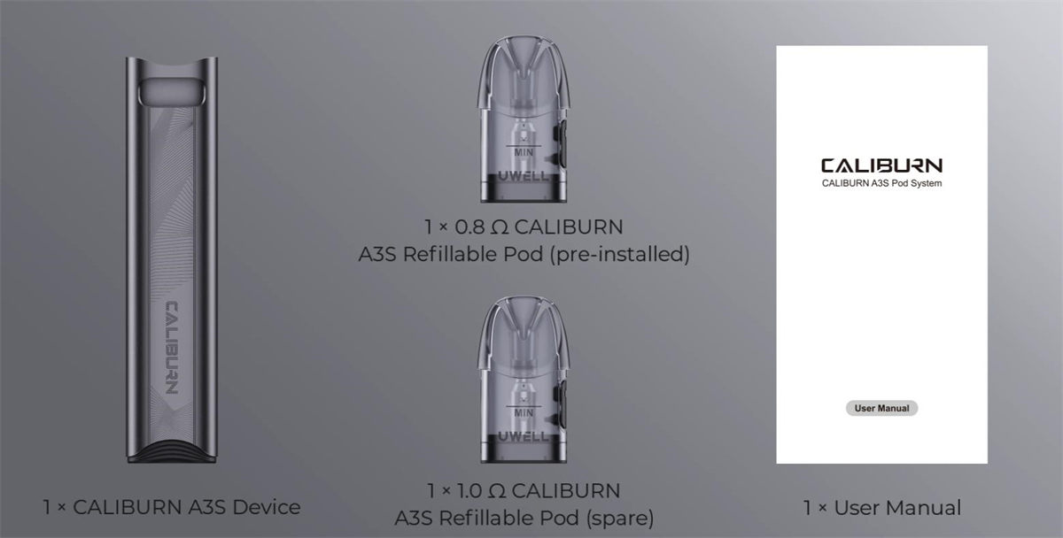 Uwell Caliburn A3S pod