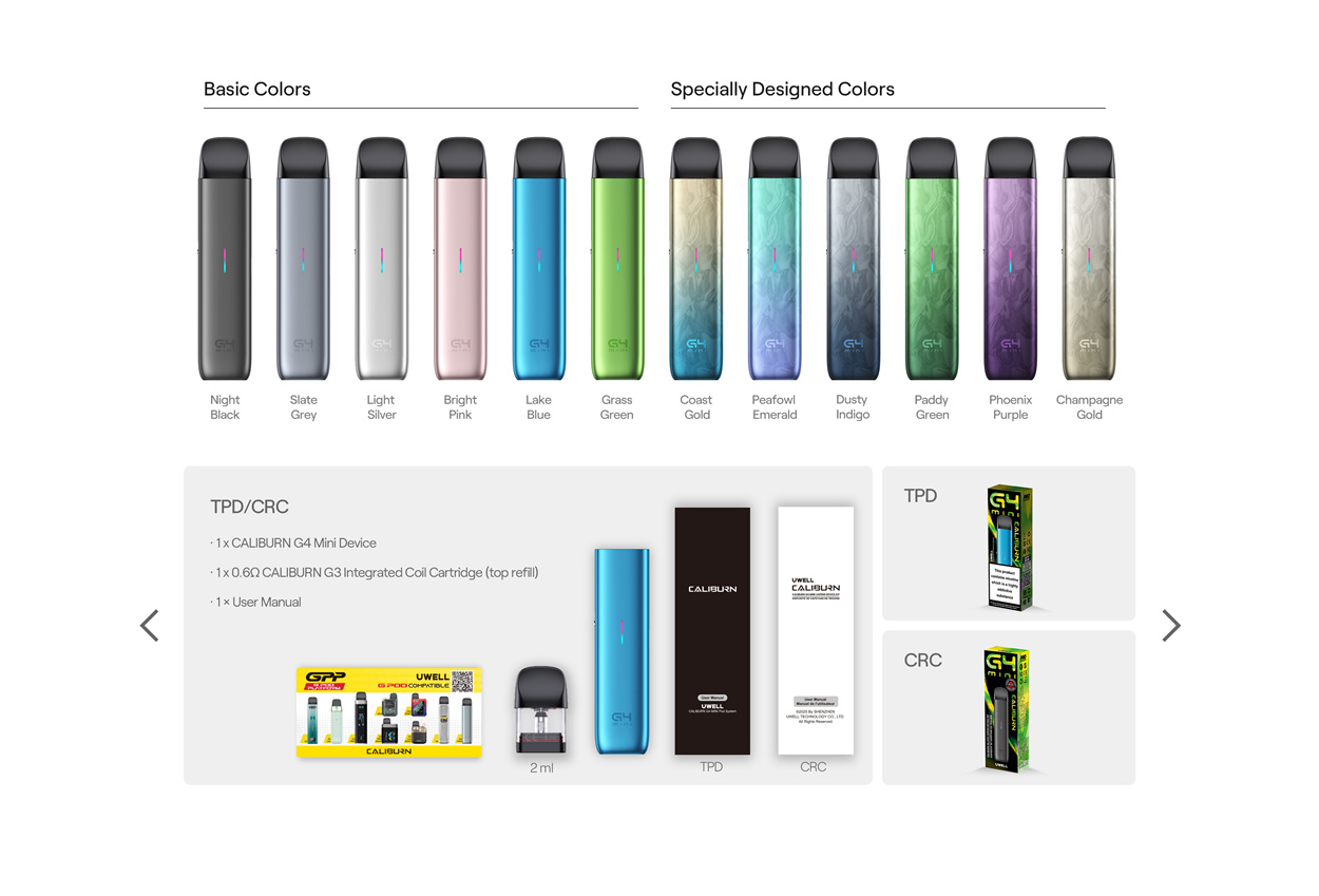 Uwell Caliburn G4 Mini Pod