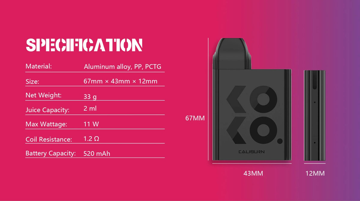 Uwell Caliburn Koko Pod