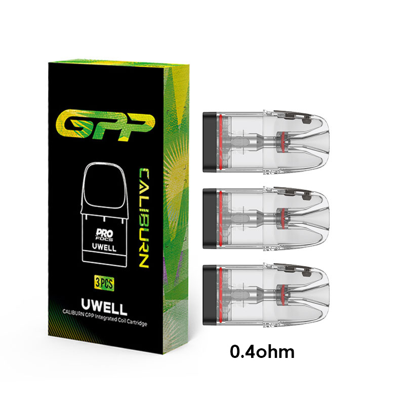 Uwell Upgraded Caliburn GPP Cartridge for Caliburn G4/G4 Mini Pod, Caliburn G3/GK3/G3/ECO/GK3 TENET/G3 Lite/G3 Lite KoKo/G3 Pro/G3 Pro KoKo Kit 3ml (3pcs/pack)