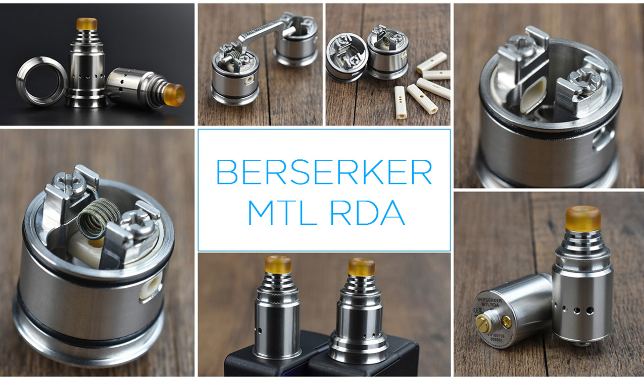 VandyVape Berserker MTL RDA Atomizer Silver