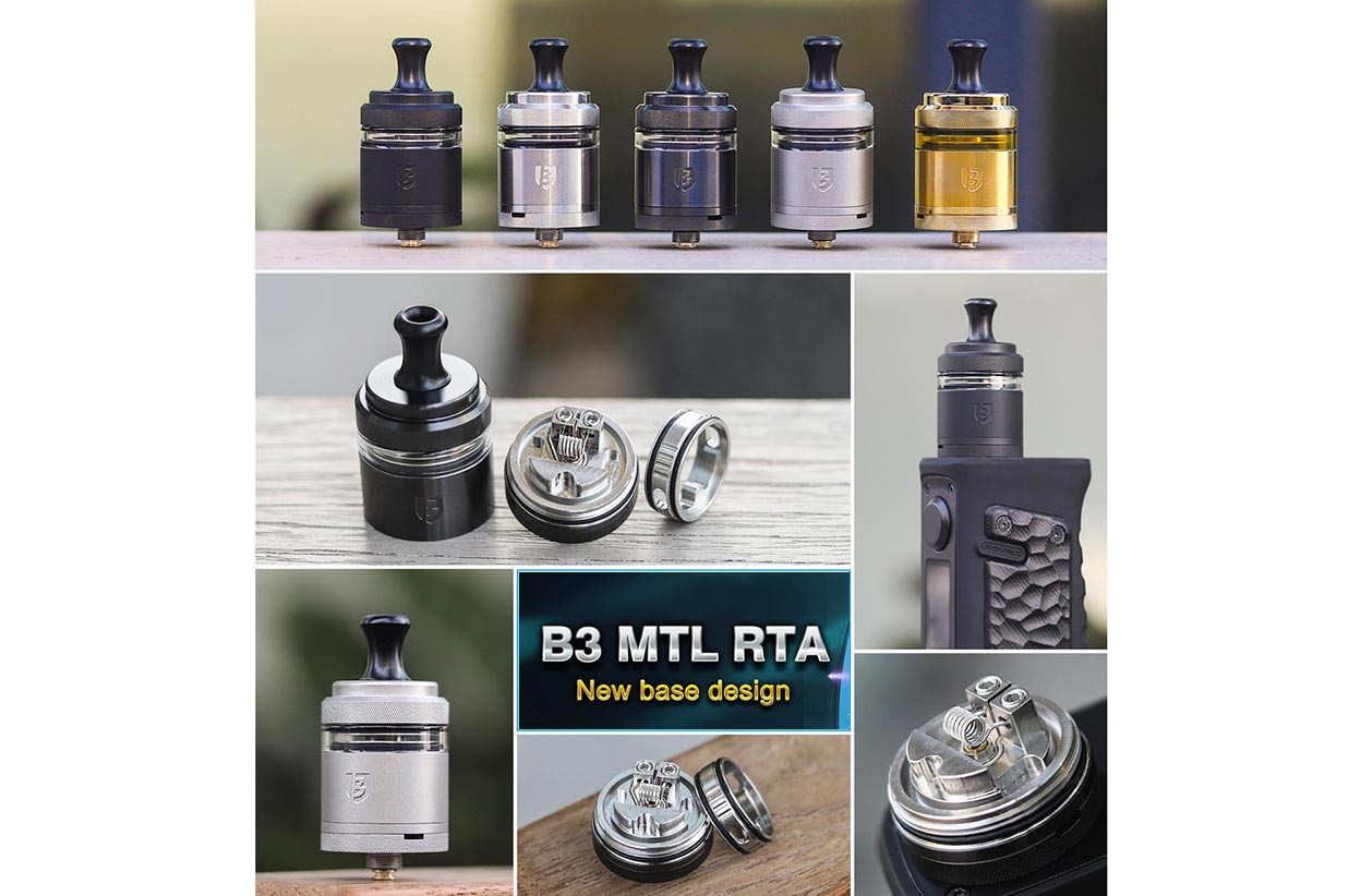 Vandy Vape Berserker V3 (B3) MTL RTA Atomizer 24mm 6ml/2ml