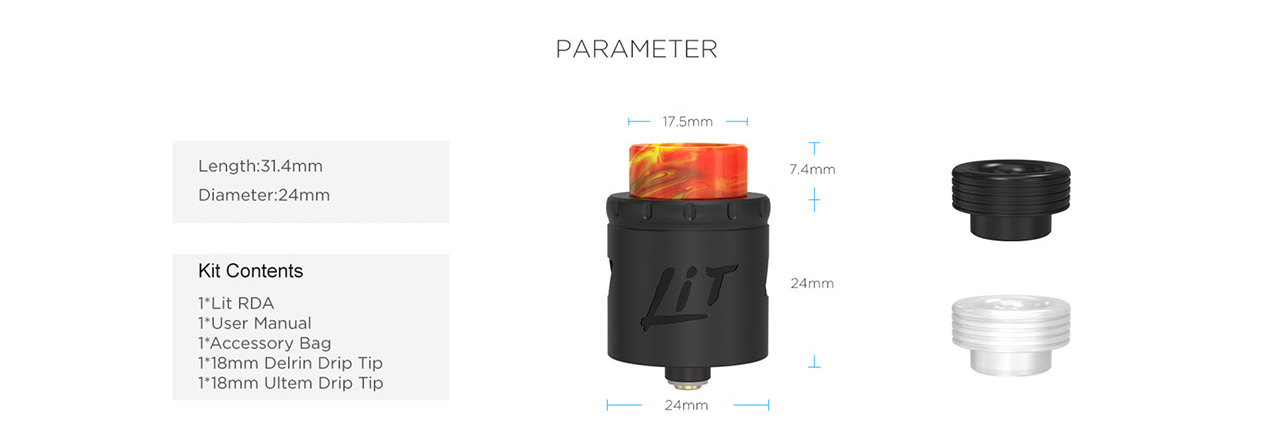 Vandyvape LIT RDA Atomizer