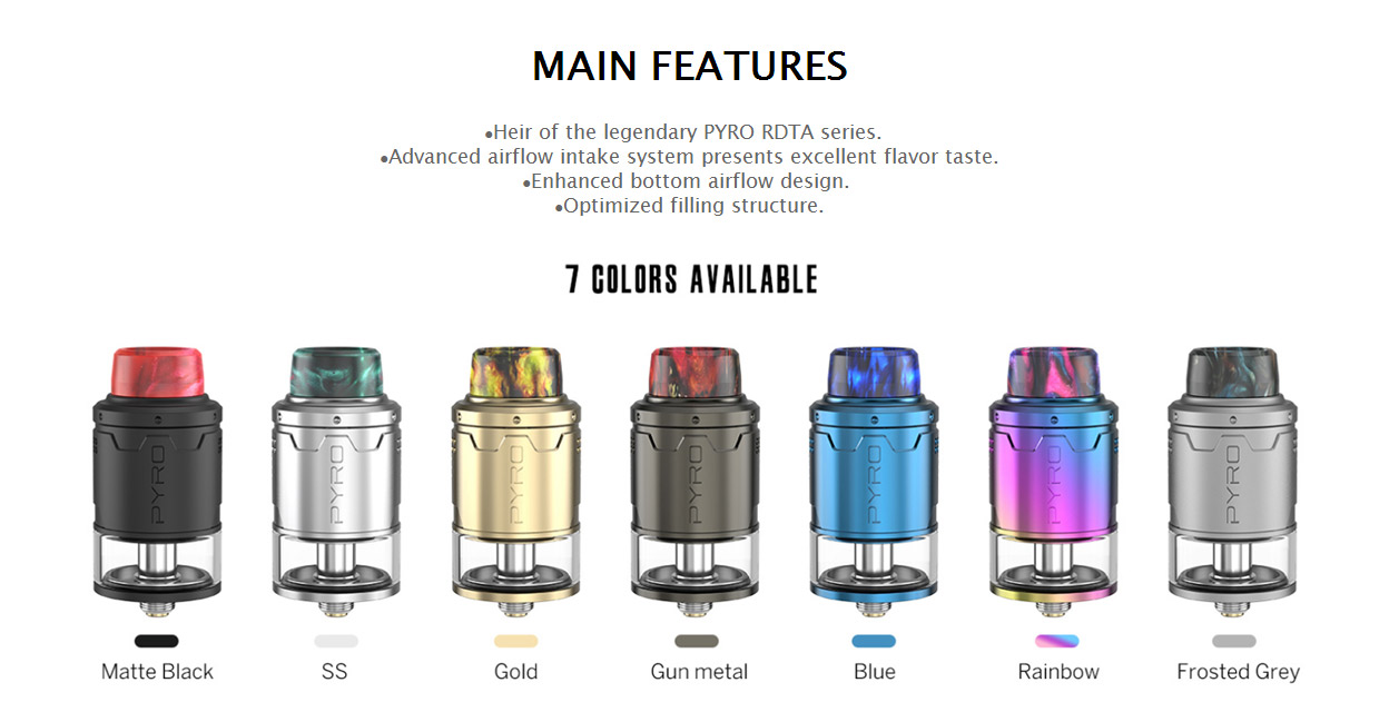 Vandy Vape Pyro V3 RDTA Atomizer 2ml