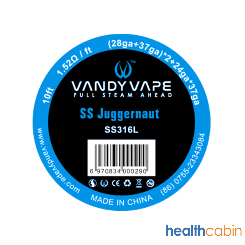 Vandy vape SS316 Juggernaut Wire (28ga+37ga)*2+24ga*37ga