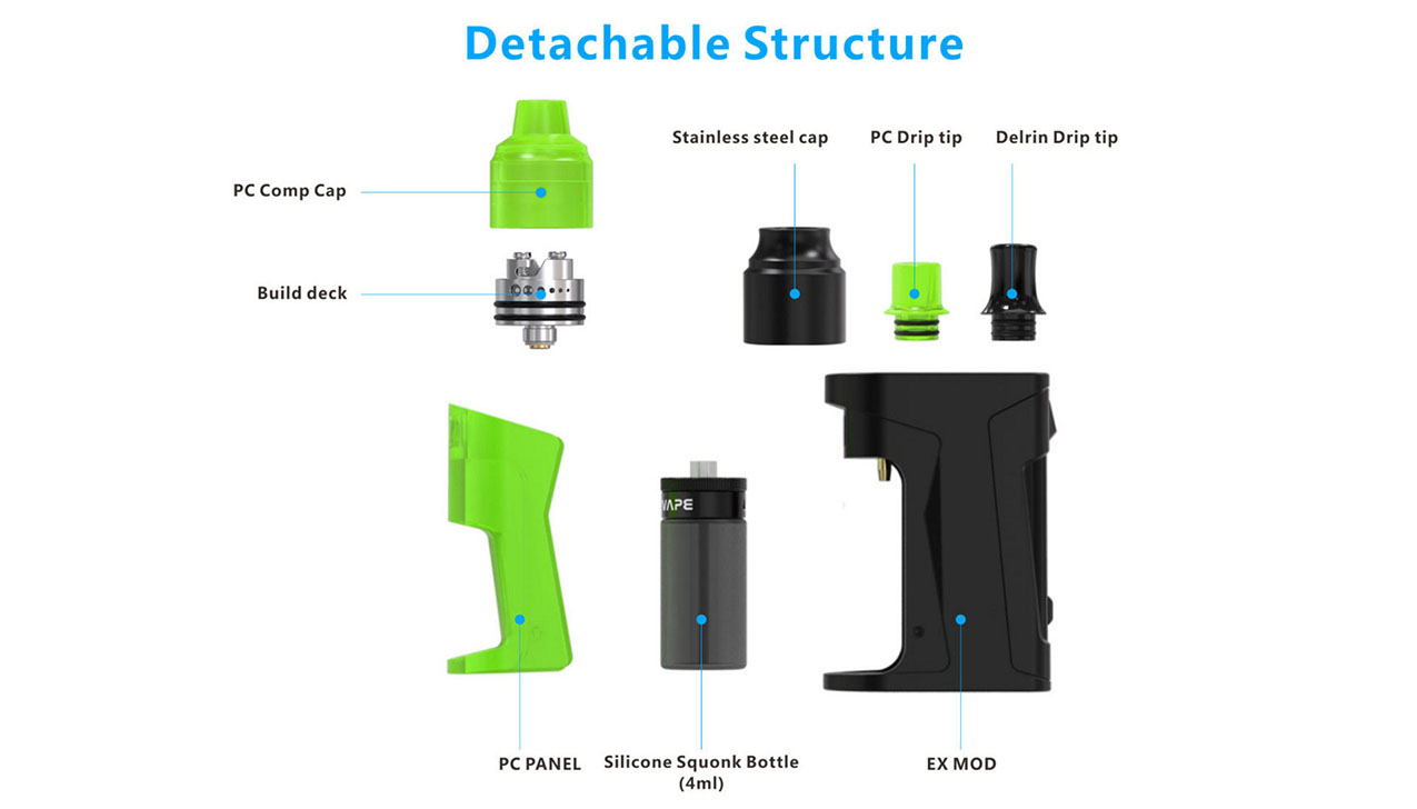Vandyvape Simple EX Squonk Mod Kit