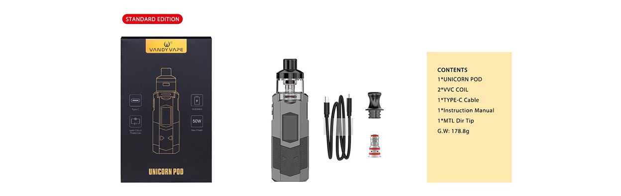 Vandy Vape Unicorn Pod Kit