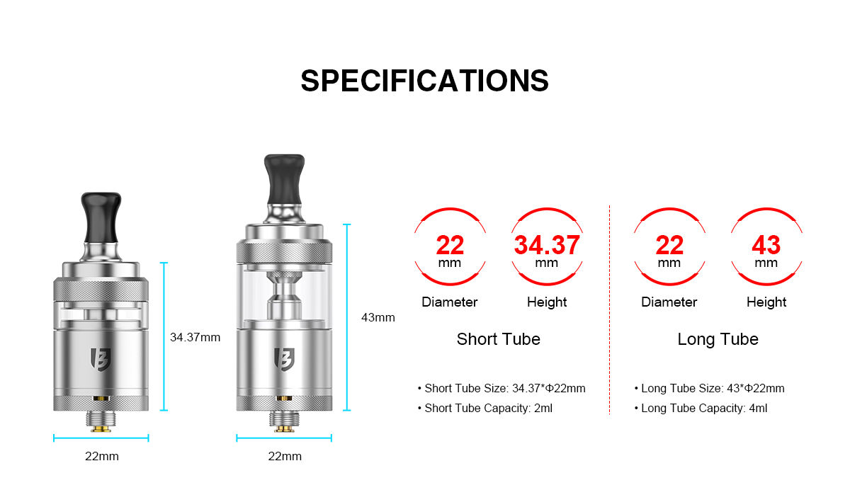 Vandy Vape Bskr Mini V3 MTL RTA