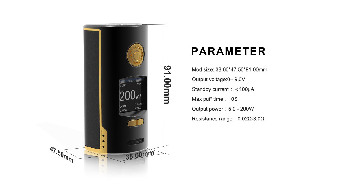 Vapefly Kriemhild 200W Box Mod