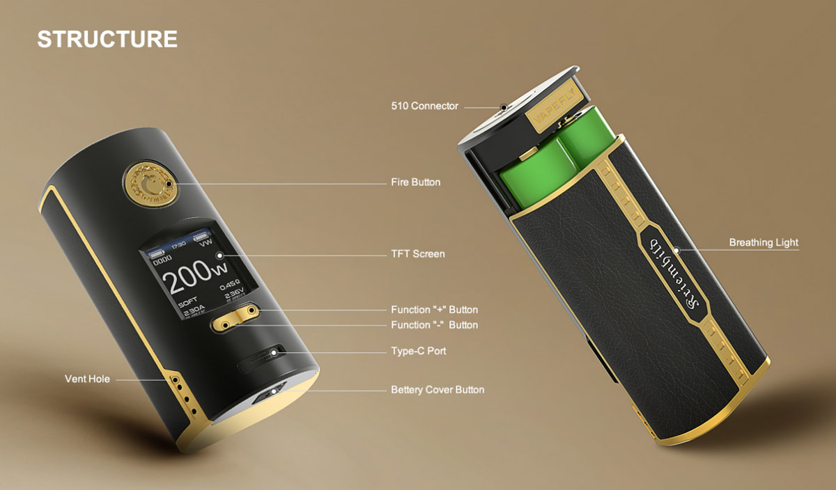 Vapefly Kriemhild 200W Box Mod