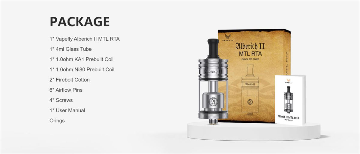 Vapefly Alberich II MTL RTA