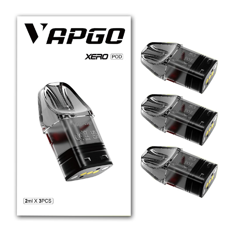 VAPGO XERO Pod Cartridge for XERO Classic Kit / XERO Nano Kit 2ml (3pcs/pack)