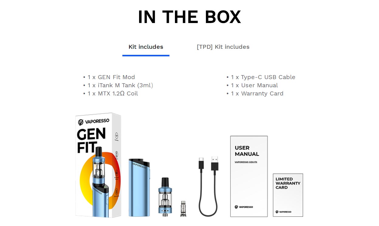 Vaporesso Gen Fit Kit
