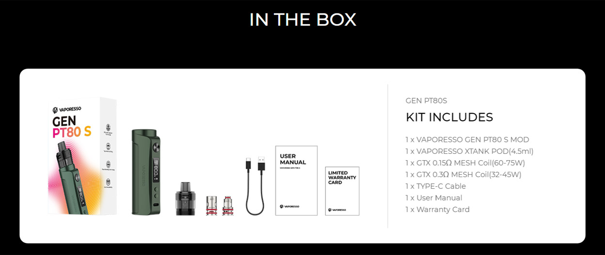 Vaporesso GEN PT80 S Pod Kit