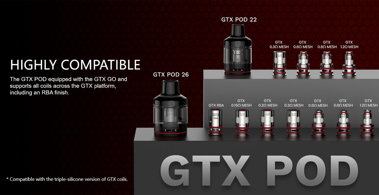 Vaporesso GTX Go 40 Mod Kit 1500mAh 3.5ml