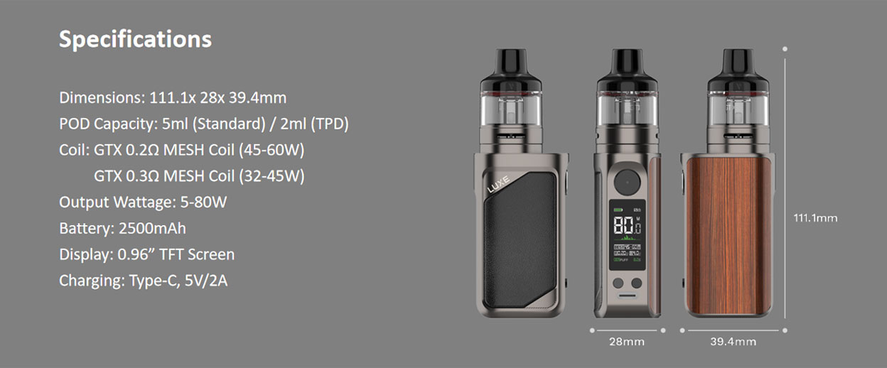 Vaporesso Luxe 80 Kit