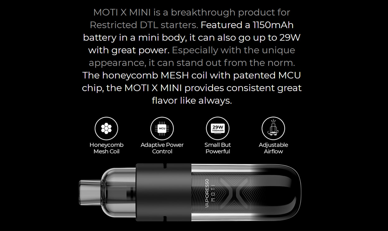 Vaporesso Moti X Mini Pod Kit