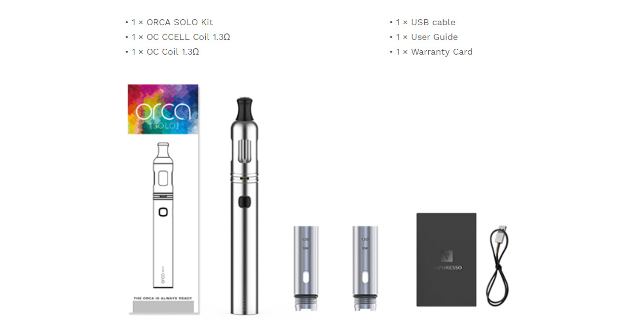 Vaporesso Orca Solo AIO Kit